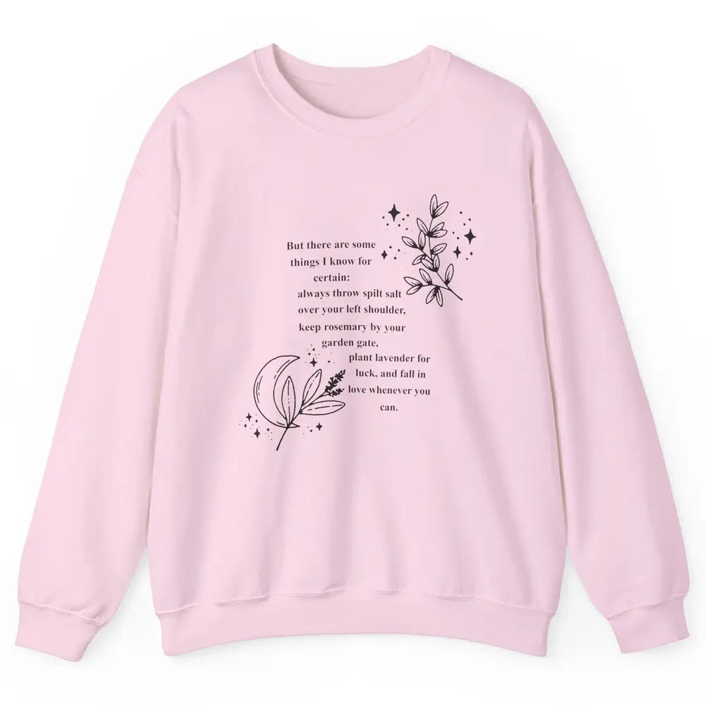 Practical Magic Witch Gardening Card Gardeners Plant Lovers Unisex Crewneck Sweatshirt