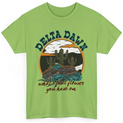 Retro Desert Night Delta Dawn What's That Flower Western Classic Unisex T-Shirt
