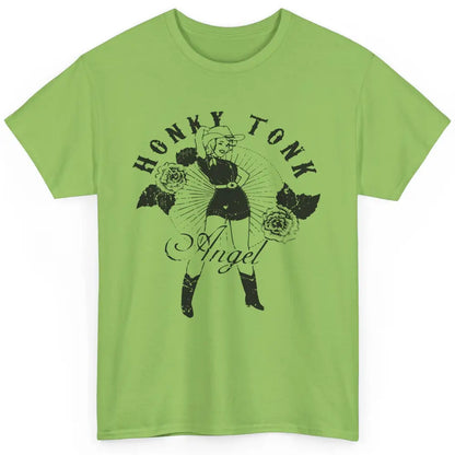 Retro Cowgirl Honky Tonk Angel Western Country Rodeo Mom Classic Unisex T-Shirt