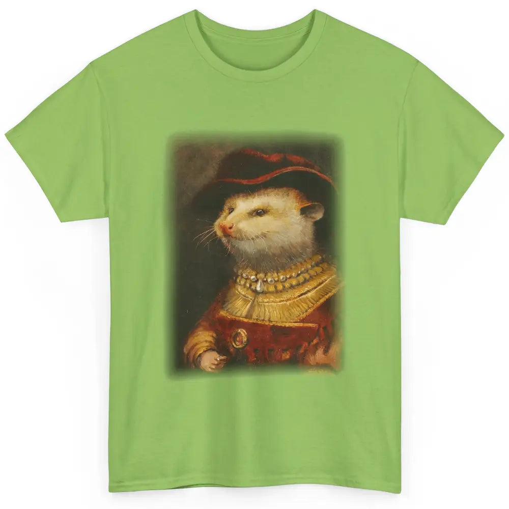 Retro Noble Opossum Young Gallant Western Opossum Art Classic Unisex T-Shirt