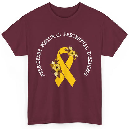 Persistent Postural-perceptual Dizziness PPPD Yellow Ribbon Classic Unisex T-Shirt