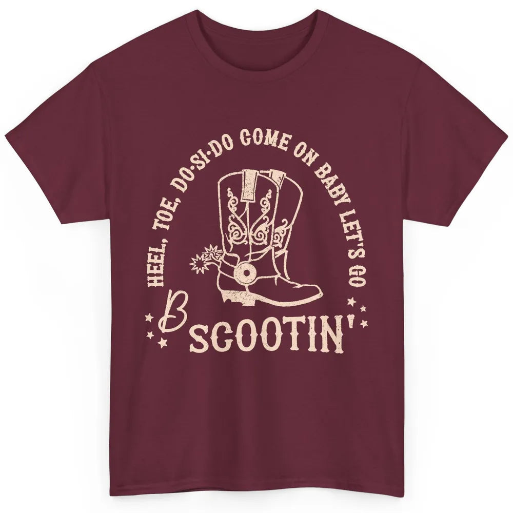 Retro Cowboy Come On Boot Scootin' Boogie Western Country Classic Unisex T-Shirt