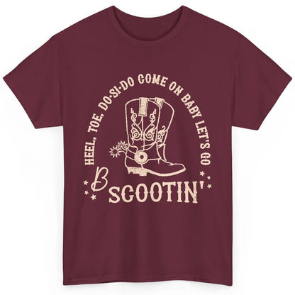 Retro Cowboy Come On Boot Scootin' Boogie Western Country Classic Unisex T-Shirt