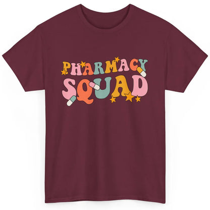 Pharmacy Squad Pharmacist Groovy Halloween Spooky Season Classic Unisex T-Shirt