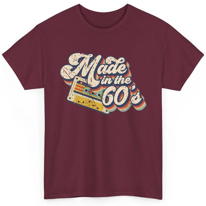 Retro Cassette Made In The 60's 1960s Born Birthday Day Gift Classic Unisex T-Shirt