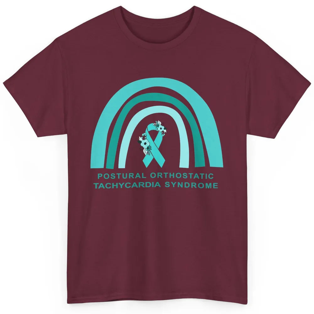 POTS Postural Orthostatic Tachycardia Syndrome Turquoise Classic Unisex T-Shirt