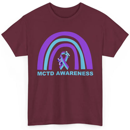 Mixed Connective Tissue Disease Awareness MCTD Floral Ribbon Classic Unisex T-Shirt