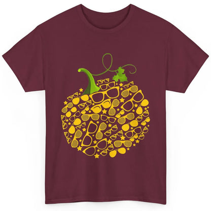 Pumpkin Glasses Optometry Optician Halloween Spooky Season Classic Unisex T-Shirt