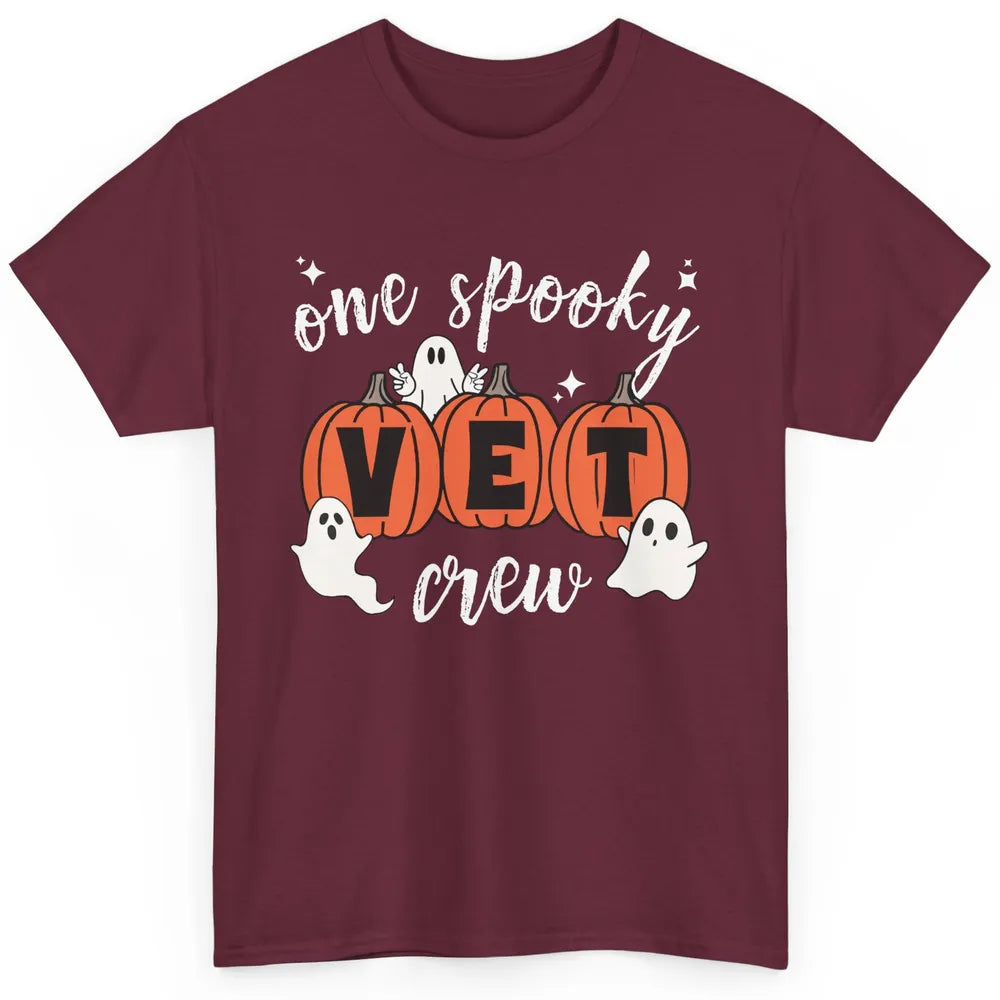 One Spooky Veterinarian Vet Squad Halloween Vet Tech Nurse Classic Unisex T-Shirt