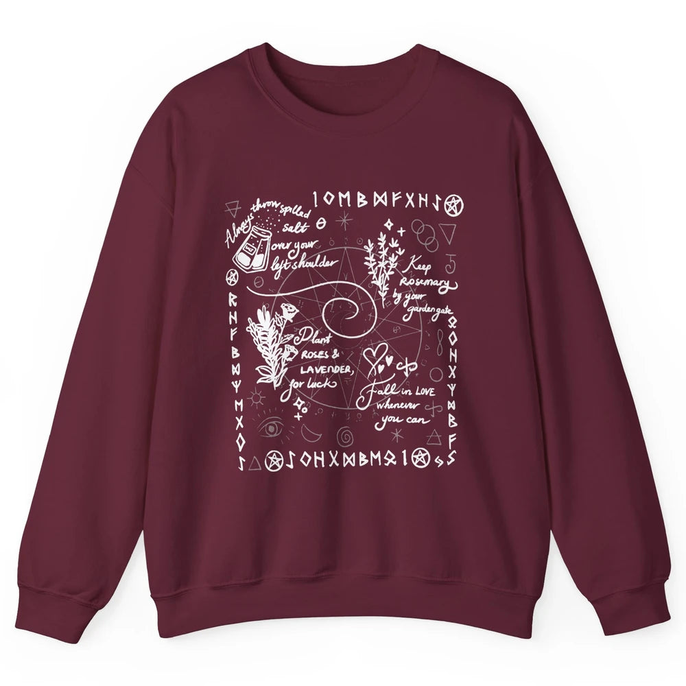 Practical Magic Gardening Card Gardeners Plant Lovers Gift Unisex Crewneck Sweatshirt