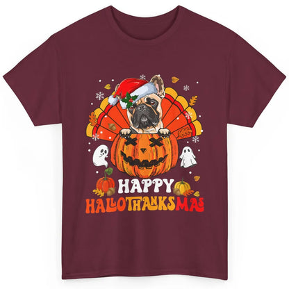 Mummy French Bulldog Dog Witch Happy Halloween Spooky Season Classic Unisex T-Shirt