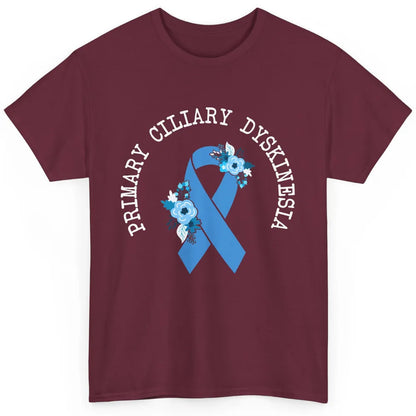 Primary Ciliary Dyskinesia Blue Ribbon Respiratory Diseases Classic Unisex T-Shirt