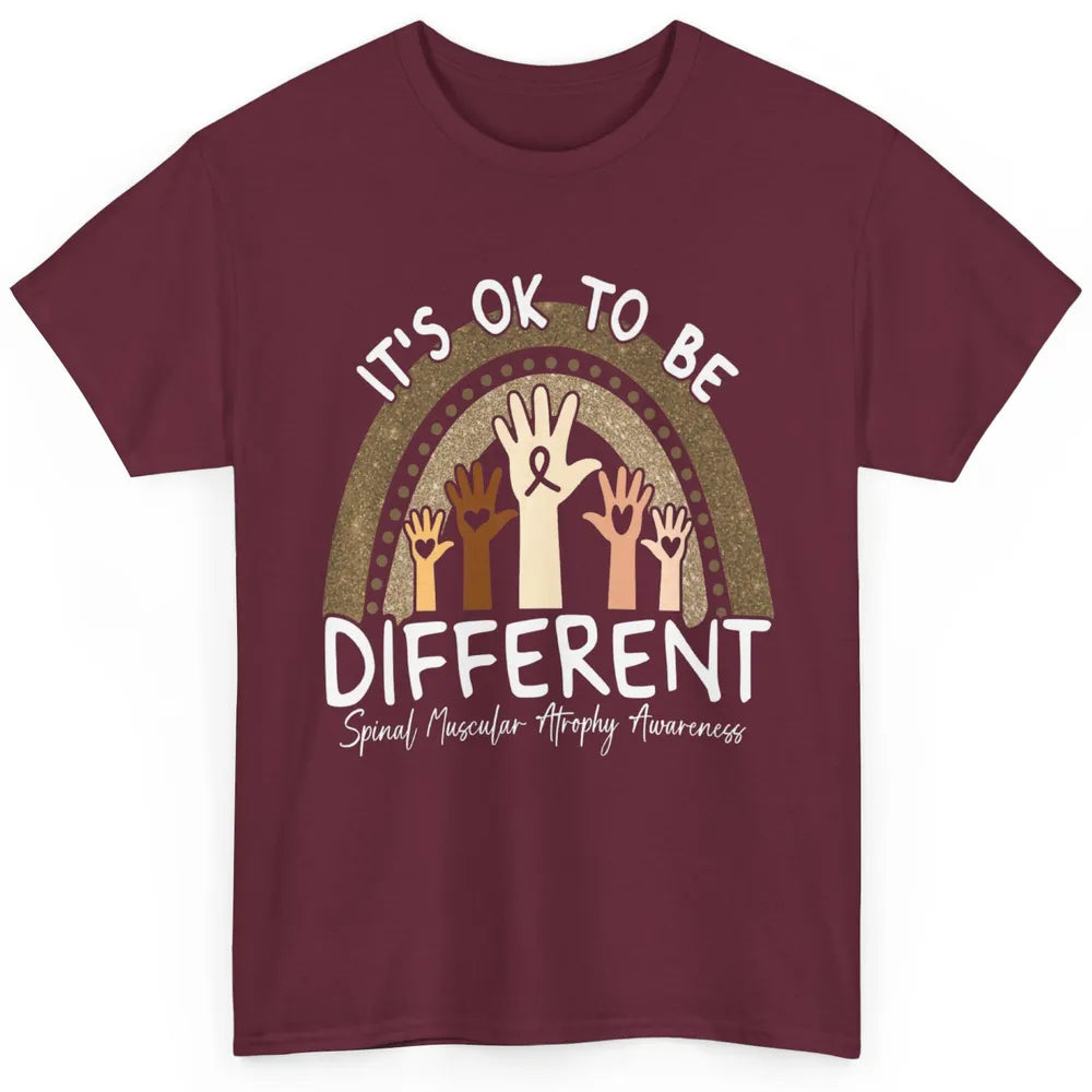 OK Be Different Rainbow Warrior Spinal Muscular Atrophy SMA Classic Unisex T-Shirt