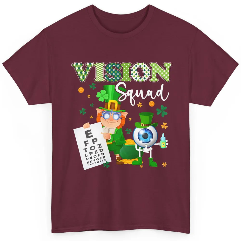 Optometrist St Patrick’s Day Vision Squad Optometry Shamrock Classic Unisex T-Shirt