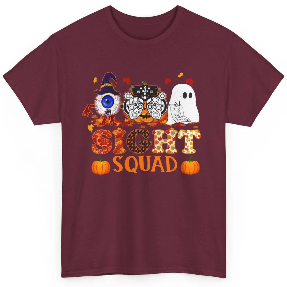 Optometrist Halloween Sight Squad Witch Pumpkin Optician Classic Unisex T-Shirt