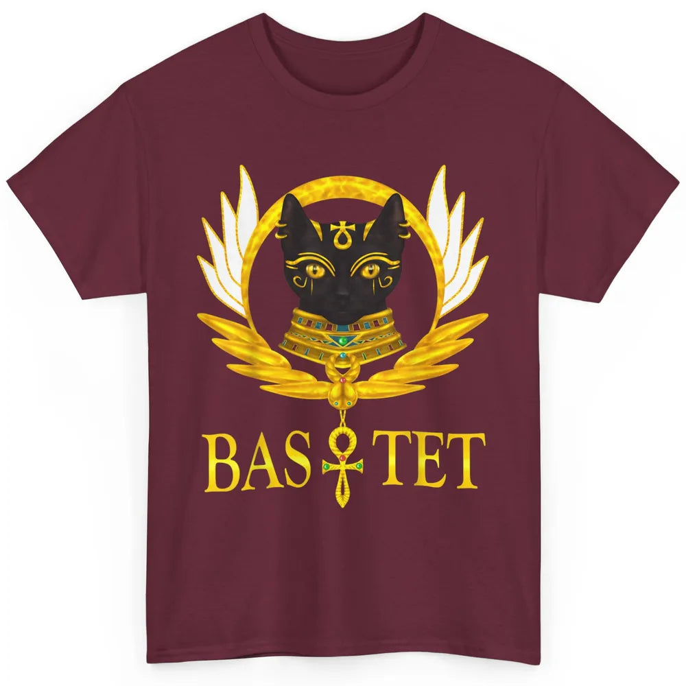 Retro Ancient Egyptian Cat Egypt Goddess Bastet Wings Horus Classic Unisex T-Shirt