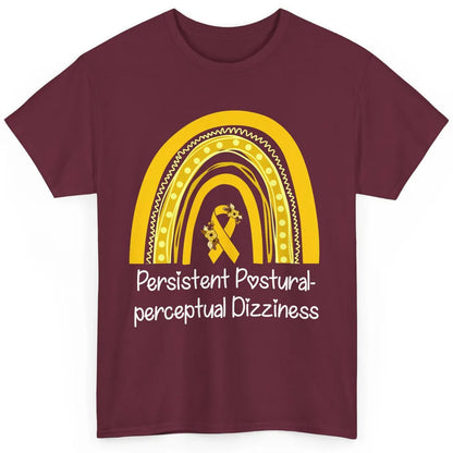 Persistent Postural-perceptual Dizziness PPPD Yellow Rainbow Classic Unisex T-Shirt