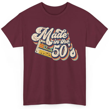 Retro Cassette Made In The 50's 1950s Born Birthday Day Gift Classic Unisex T-Shirt