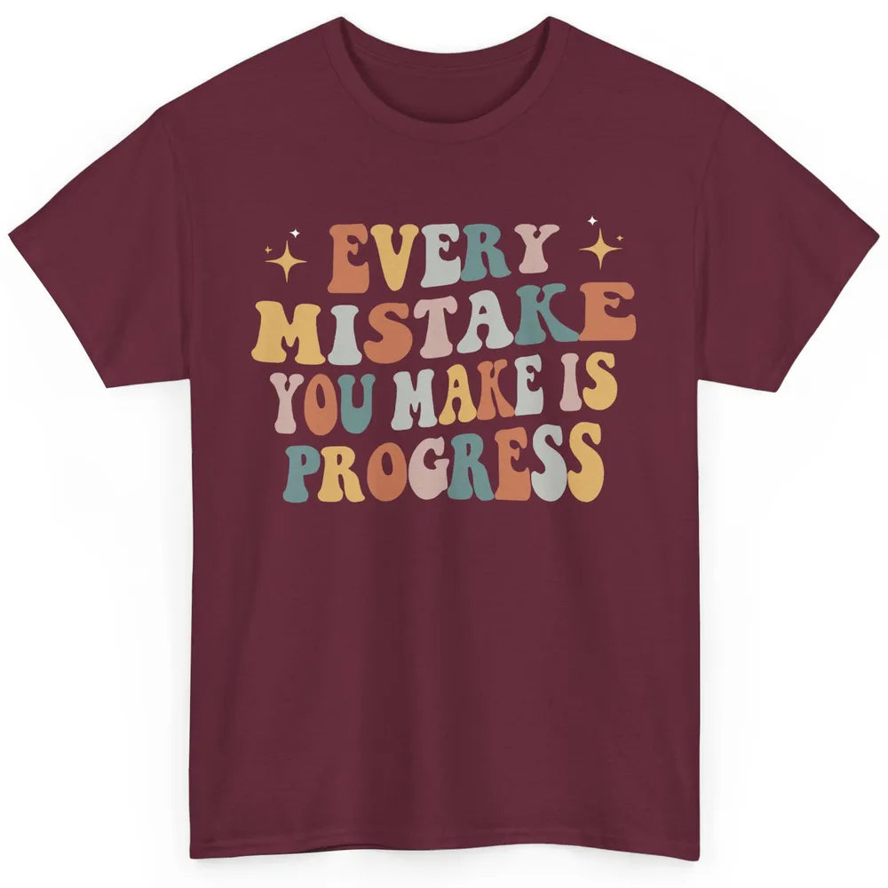 Personal Growth Mindset Therapist Mental Health Retro Boho Classic Unisex T-Shirt