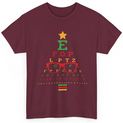 Optometrist Christmas Tree Optometry Symbols Optician Gift Classic Unisex T-Shirt