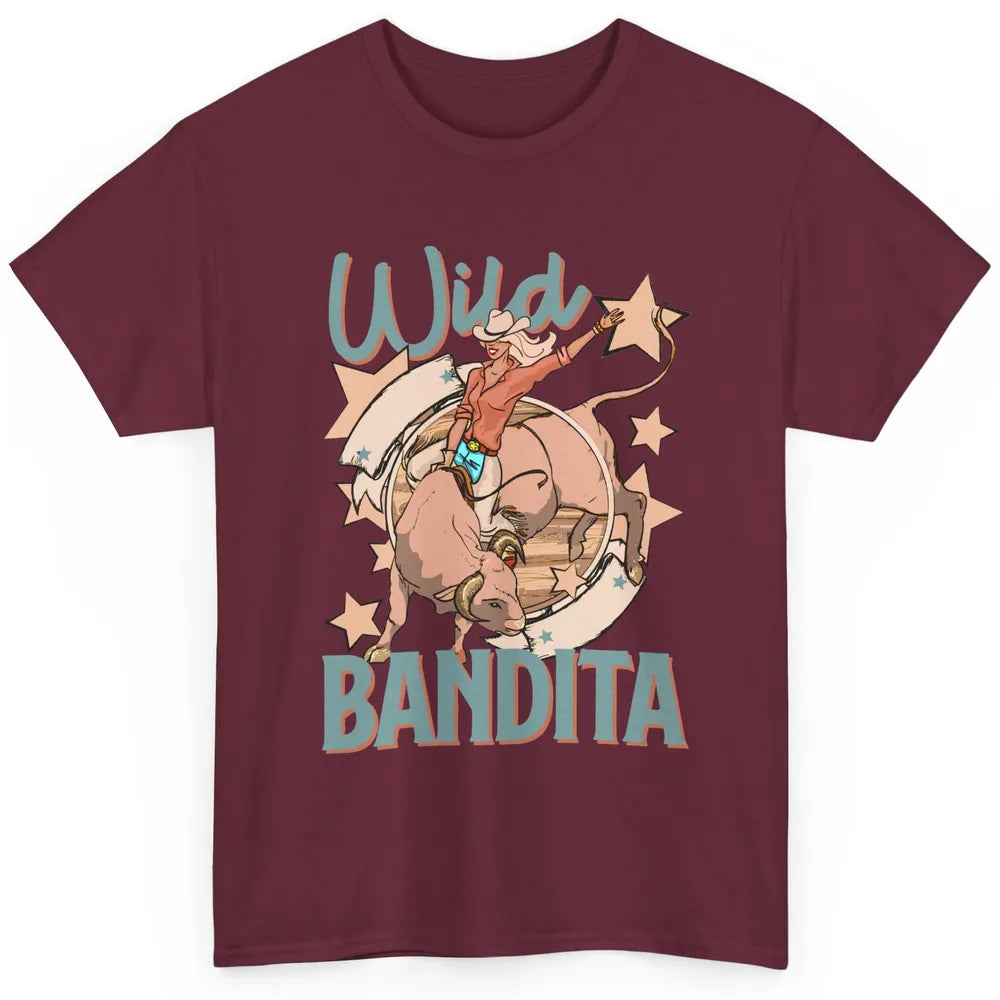 Retro Cowgirl Wild Bandita Western Country Cowboy Wild West Classic Unisex T-Shirt