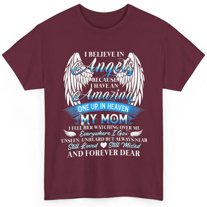 My Mom In Heaven Angel Wings Mother Memories Forever Love Classic Unisex T-Shirt