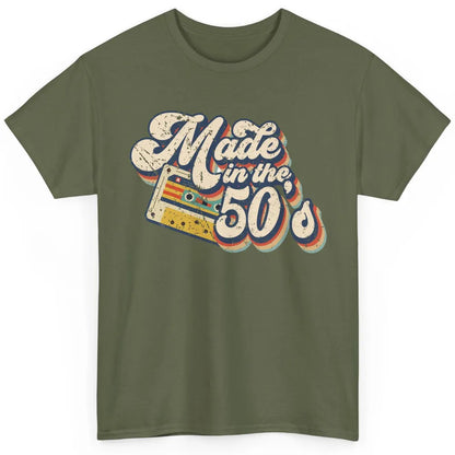 Retro Cassette Made In The 50's 1950s Born Birthday Day Gift Classic Unisex T-Shirt