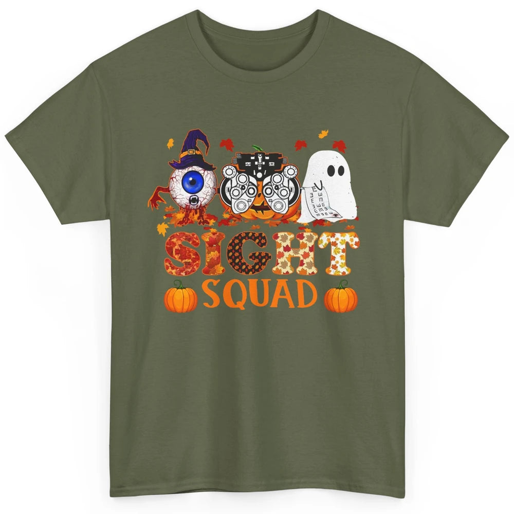 Optometrist Halloween Sight Squad Witch Pumpkin Optician Classic Unisex T-Shirt
