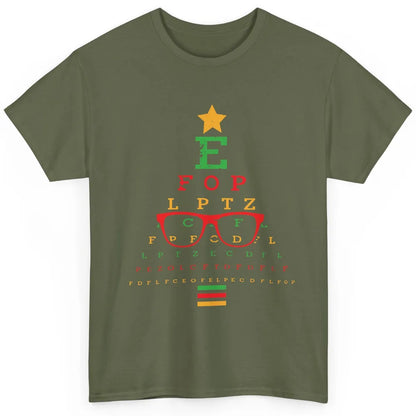 Optometrist Christmas Tree Optometry Symbols Optician Gift Classic Unisex T-Shirt