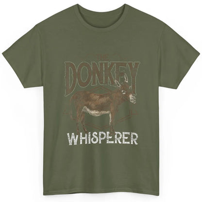 Retro Donkey Whisperer Farming Life Farm Animal Funny Donkey Classic Unisex T-Shirt