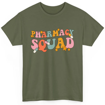 Pharmacy Squad Pharmacist Groovy Halloween Spooky Season Classic Unisex T-Shirt