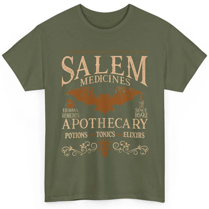 Retro Salem Apothecary Halloween Night Salem Witches 1692 Classic Unisex T-Shirt