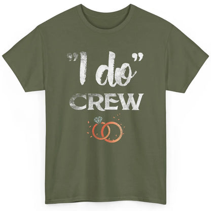 Retro I Do Crew Bride Groom Bachelorette Wedding Married Classic Unisex T-Shirt