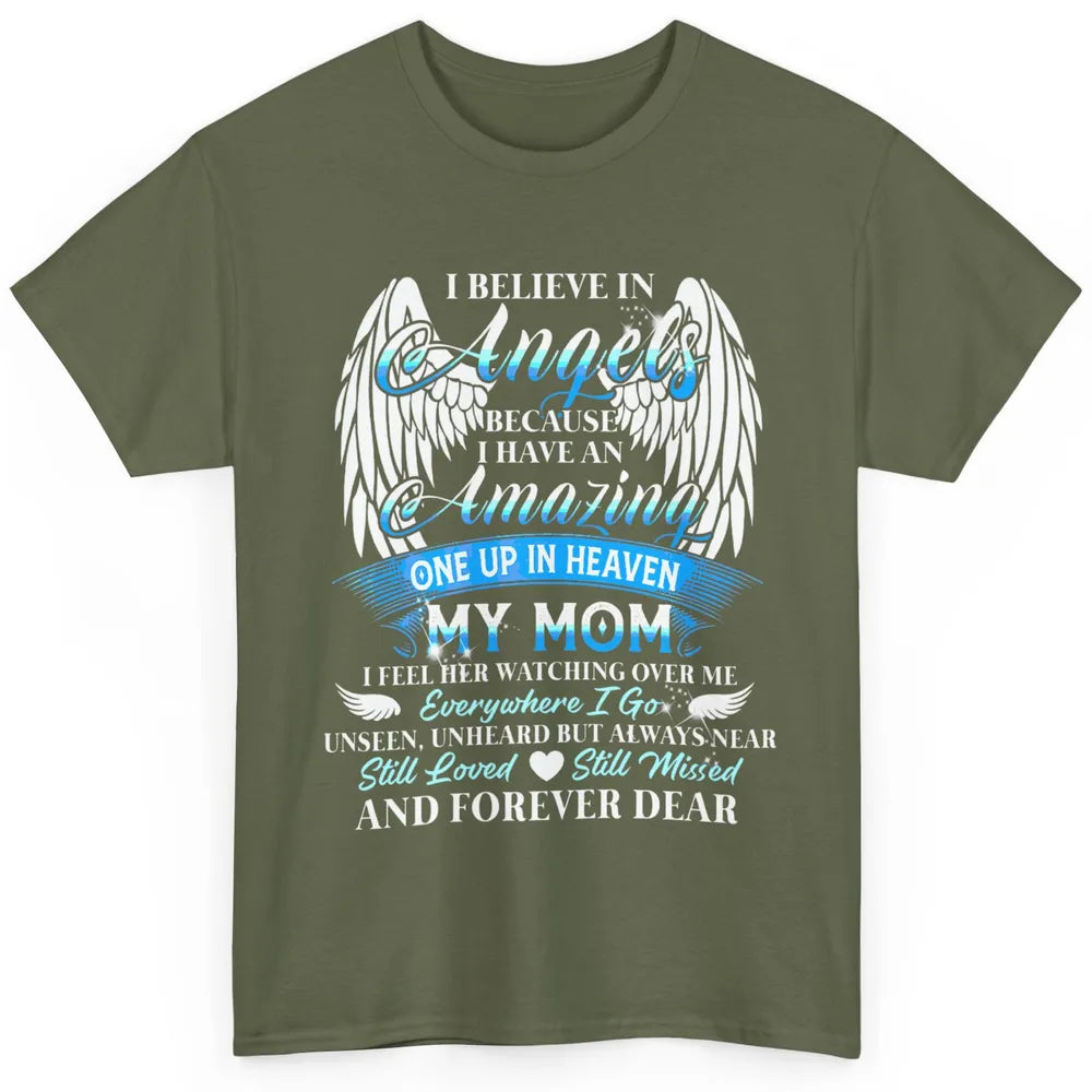 My Mom In Heaven Angel Wings Mother Memories Forever Love Classic Unisex T-Shirt