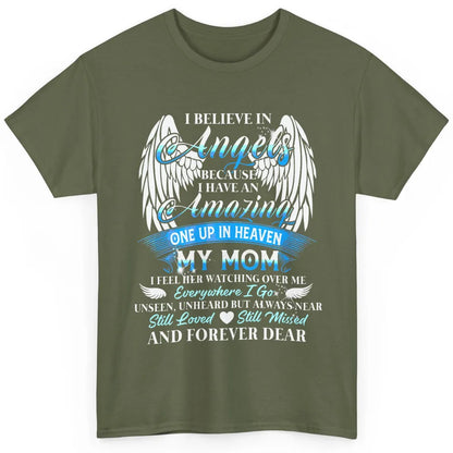 My Mom In Heaven Angel Wings Mother Memories Forever Love Classic Unisex T-Shirt
