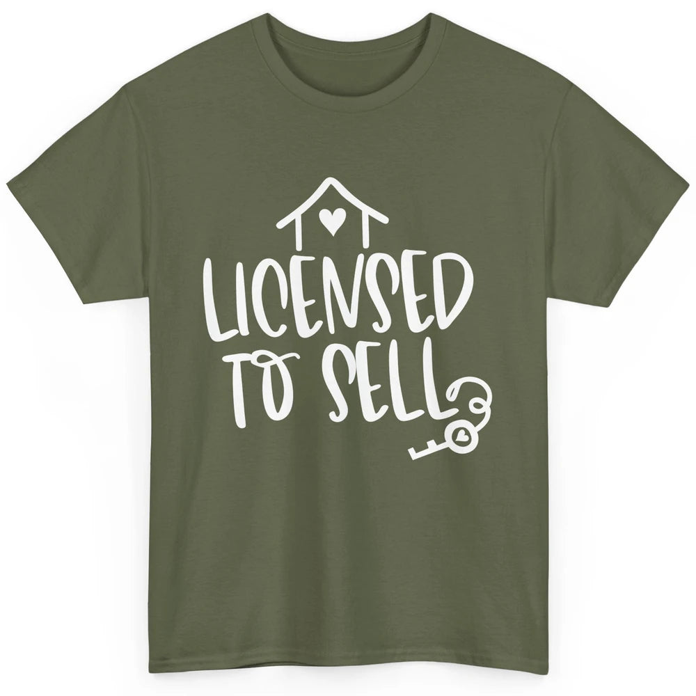 Realtor Licensed To Sell Real Estate Agent Housing Investors Classic Unisex T-Shirt