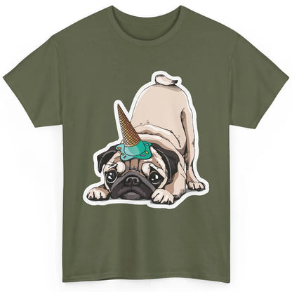 Puppy Pugs Funny Unicorn Pug Dog Lovers Gift Cute Pug Dog Classic Unisex T-Shirt