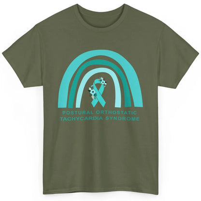 POTS Postural Orthostatic Tachycardia Syndrome Turquoise Classic Unisex T-Shirt