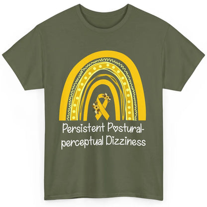 Persistent Postural-perceptual Dizziness PPPD Yellow Rainbow Classic Unisex T-Shirt