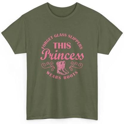 Princess Cowboy Boots Western Country Cowgirl Girls Rodeo Classic Unisex T-Shirt
