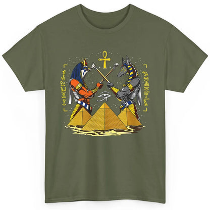 Retro Ancient Egyptian God Anubis Egypt Horus Archaeology Classic Unisex T-Shirt