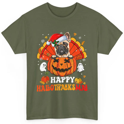 Mummy French Bulldog Dog Witch Happy Halloween Spooky Season Classic Unisex T-Shirt