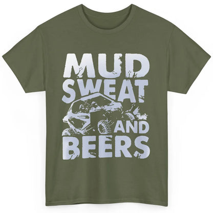 Retro Mud Sweat And Beers UTV ATV Rider 4 Wheel SXS Offroad Classic Unisex T-Shirt