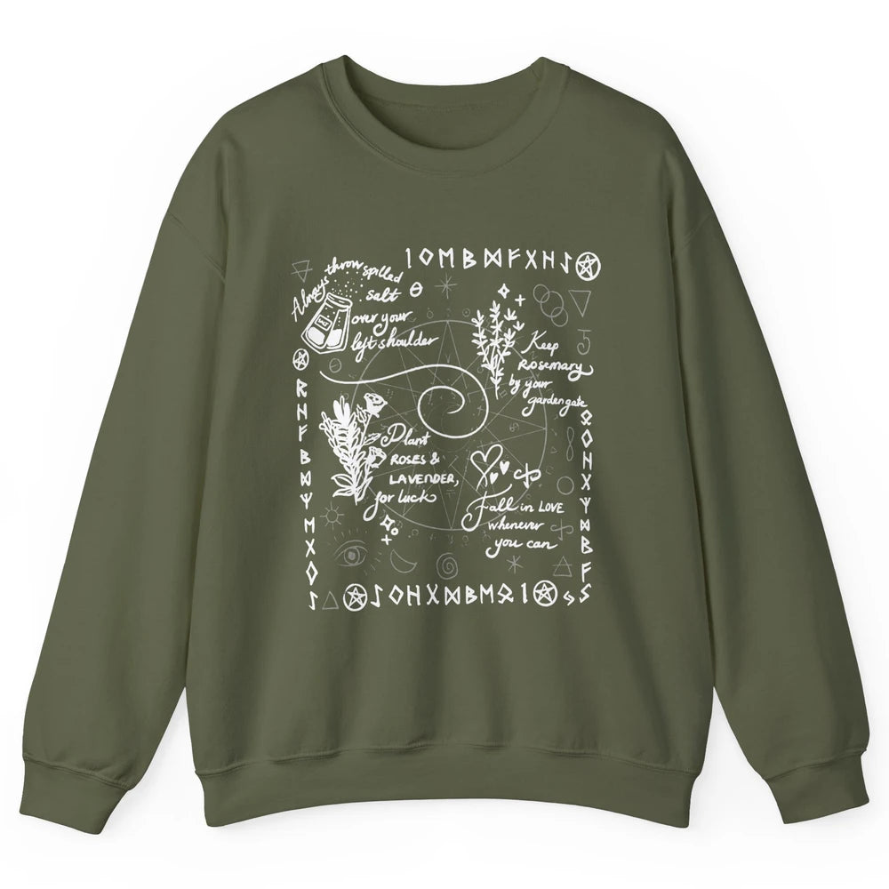 Practical Magic Gardening Card Gardeners Plant Lovers Gift Unisex Crewneck Sweatshirt