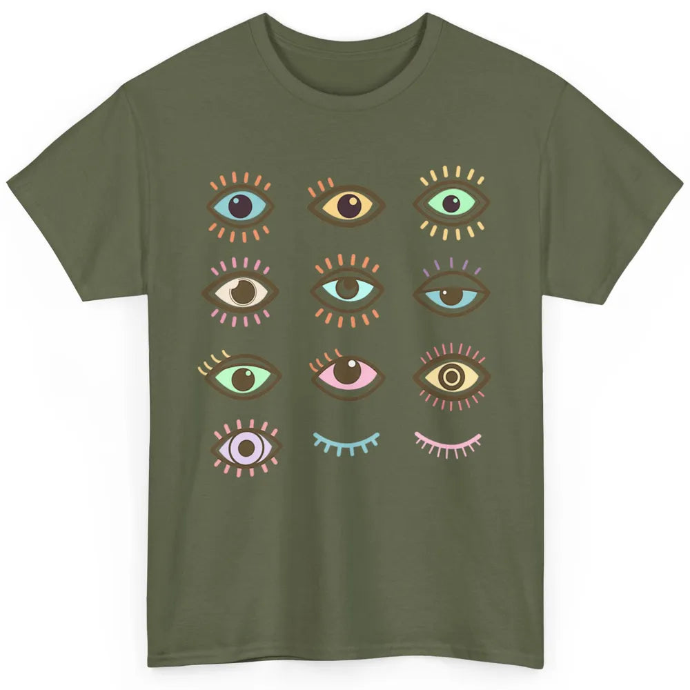 Ophthalmic Technician Tech Optometry Optician Eyes Rainbow Classic Unisex T-Shirt