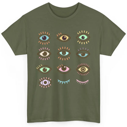 Ophthalmic Technician Tech Optometry Optician Eyes Rainbow Classic Unisex T-Shirt