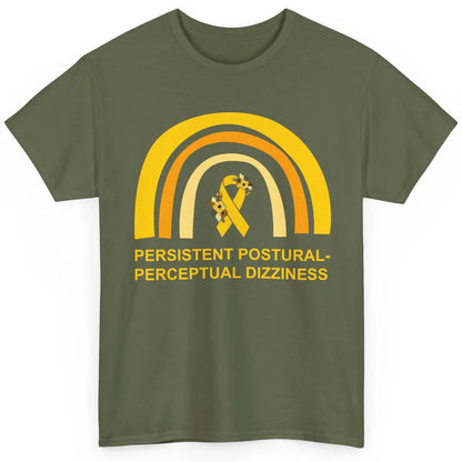 Persistent Postural-perceptual Dizziness PPPD Yellow Rainbow Classic Unisex T-Shirt