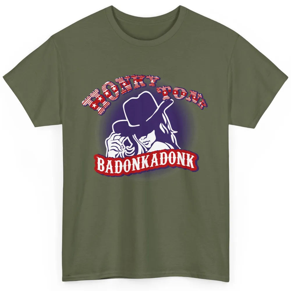Retro Cowgirl Honky Tonk Badonkadonk Western Country Classic Unisex T-Shirt