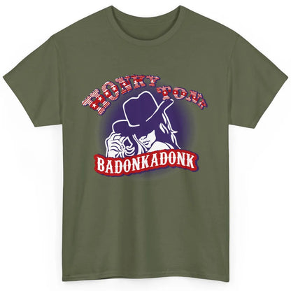 Retro Cowgirl Honky Tonk Badonkadonk Western Country Classic Unisex T-Shirt