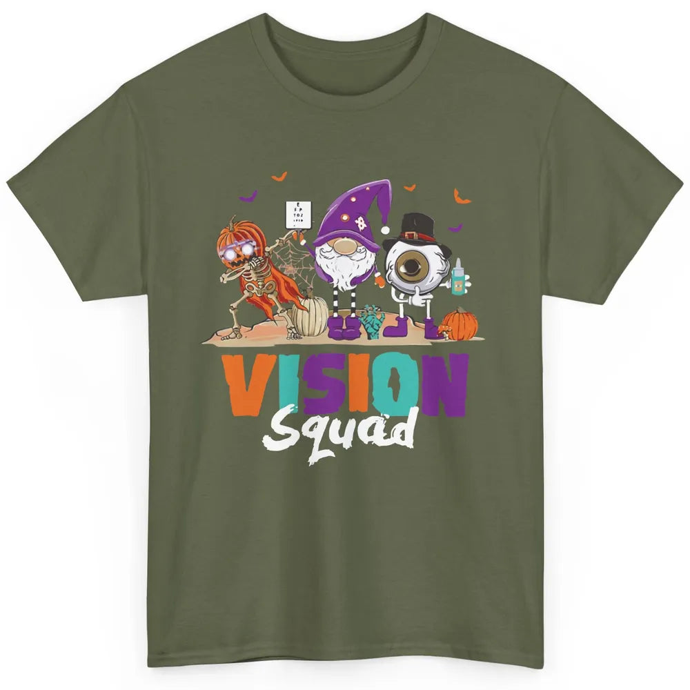 Optometrist Halloween Vision Squad Gnome Pumpkin Optician Classic Unisex T-Shirt